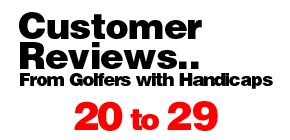 Golf Lesson DVD Customer Reviews Handicap 20 to 29